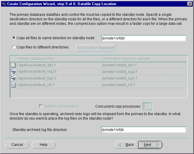 Text description of crwiz_standbydatafilecopylocation.gif follows.