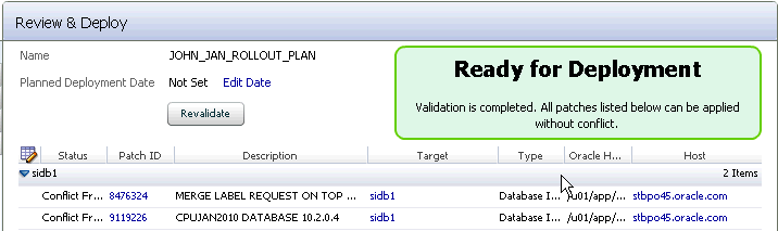 graphic shows the review and deploy region.