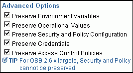 Advanced Options