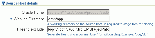 Source Host details