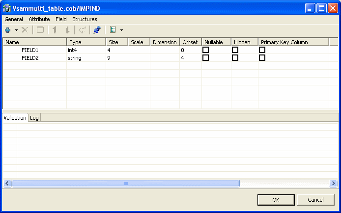 Field Manipulation Screen