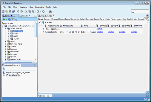 Generating Migration Reports