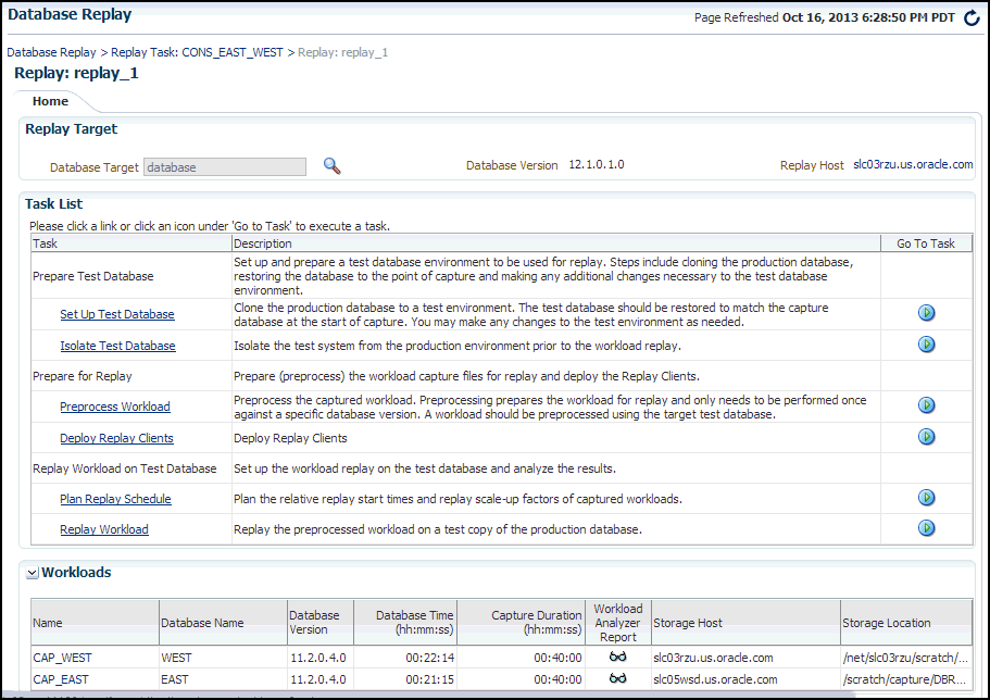 Description of the illustration dbr_replay_workload.gif follows