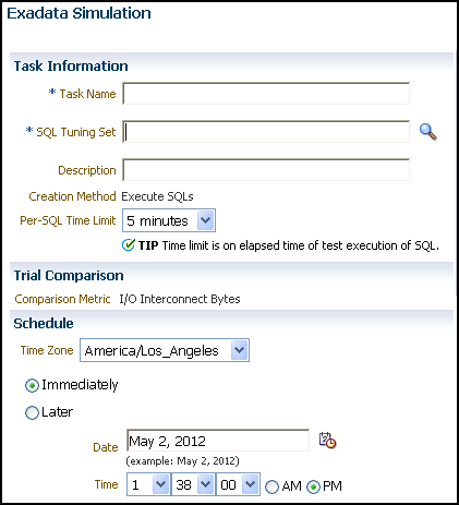 Description of the illustration spa_exadata_sim.gif follows