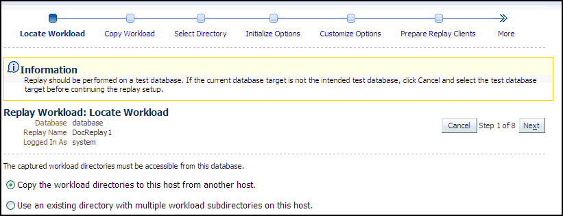 Description of the illustration dbr_replay_loc_wkload.gif follows